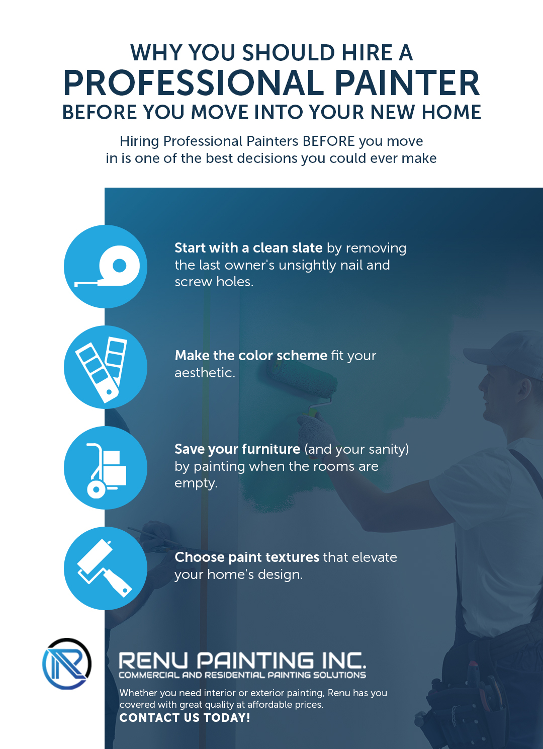 Why You Should Hire a Professional Painter Before You Move Into Your